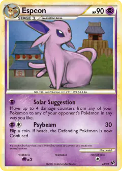 Espeon Rare Holo card from Undaunted