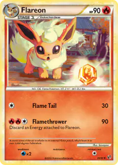 Flareon Uncommon card from Undaunted