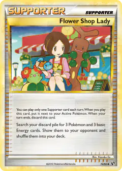 Flower Shop Lady Uncommon card from Undaunted