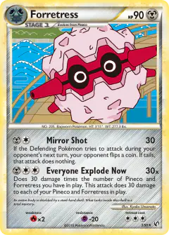Forretress Rare Holo card from Undaunted