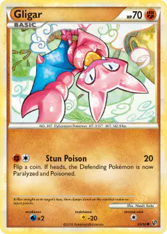 Gligar Common card from Undaunted