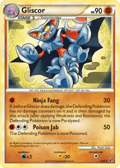 Gliscor Rare Holo card from Undaunted