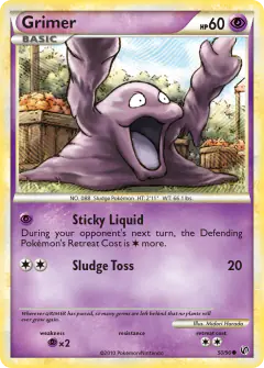 Grimer Common card from Undaunted
