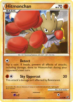 Hitmonchan Common card from Undaunted