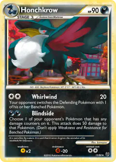 Honchkrow Rare card from Undaunted