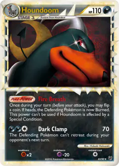 Houndoom Rare Prime card from Undaunted