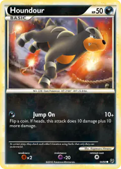 Houndour Common card from Undaunted