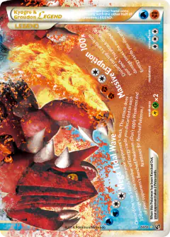 Kyogre & Groudon LEGEND LEGEND card from Undaunted