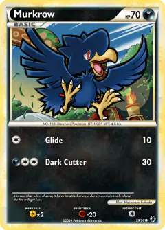 Murkrow Common card from Undaunted