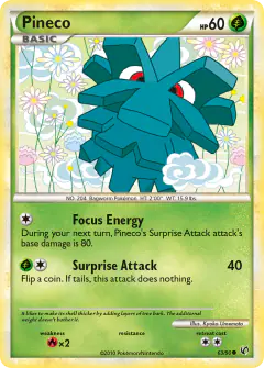 Pineco Common card from Undaunted