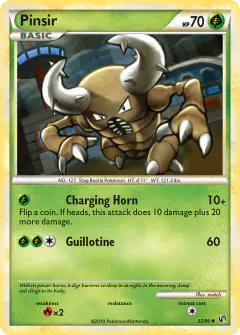Pinsir Uncommon card from Undaunted