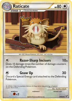 Raticate Uncommon card from Undaunted