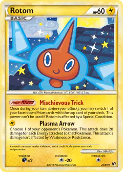Rotom Rare card from Undaunted