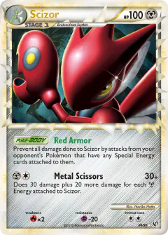 Scizor Rare Prime card from Undaunted