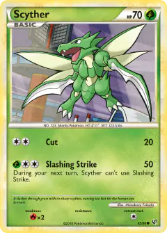 Scyther Common card from Undaunted