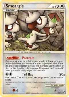 Smeargle Rare Holo card from Undaunted