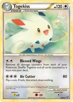 Togekiss Rare Holo card from Undaunted