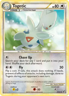 Togetic Uncommon card from Undaunted