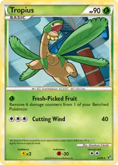 Tropius Rare card from Undaunted