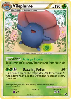 Vileplume Rare card from Undaunted