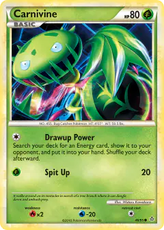 Carnivine Common card from Unleashed