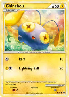 Chinchou Common card from Unleashed
