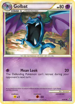 Golbat Uncommon card from Unleashed