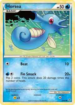 Horsea Common card from Unleashed