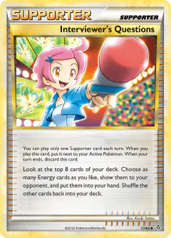 Interviewer's Questions Uncommon card from Unleashed