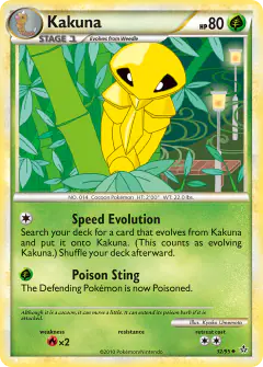 Kakuna Uncommon card from Unleashed