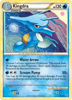 Kingdra Rare card from Unleashed