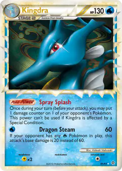 Kingdra Rare Prime card from Unleashed