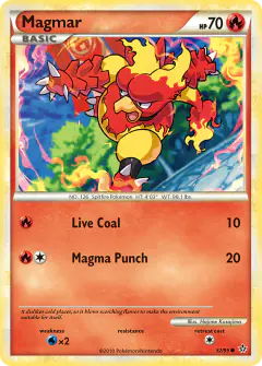 Magmar Common card from Unleashed