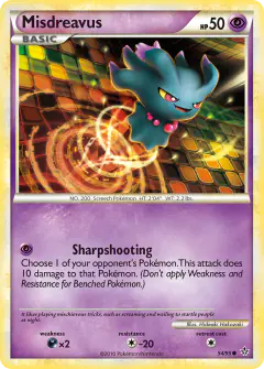 Misdreavus Common card from Unleashed
