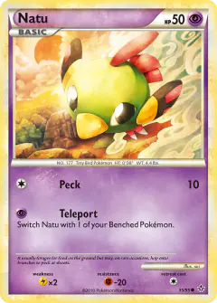 Natu Common card from Unleashed