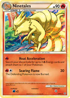 Ninetales Rare card from Unleashed