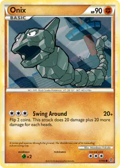 Onix Common card from Unleashed