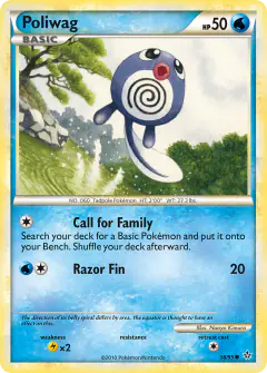 Poliwag Common card from Unleashed