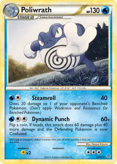 Poliwrath Rare card from Unleashed