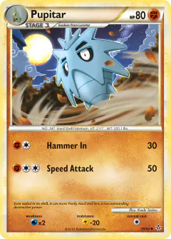 Pupitar Uncommon card from Unleashed