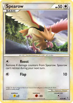 Spearow Common card from Unleashed