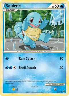 Squirtle Common card from Unleashed