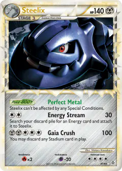 Steelix Rare Prime card from Unleashed