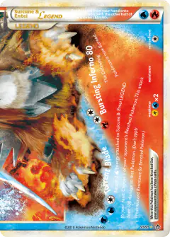 Suicune & Entei LEGEND LEGEND card from Unleashed