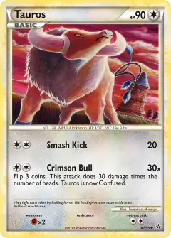 Tauros Uncommon card from Unleashed