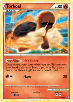 Torkoal Rare card from Unleashed