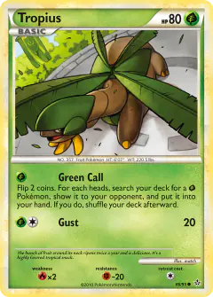 Tropius Common card from Unleashed