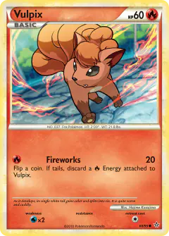 Vulpix Common card from Unleashed
