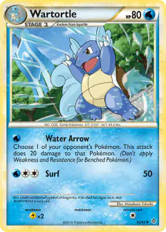 Wartortle Uncommon card from Unleashed