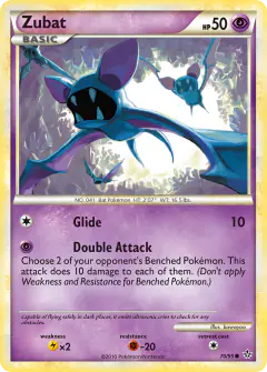 Zubat Common card from Unleashed
